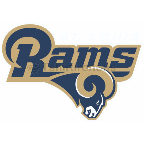 St. Louis Rams T-shirts Iron On Transfers N763 - Click Image to Close